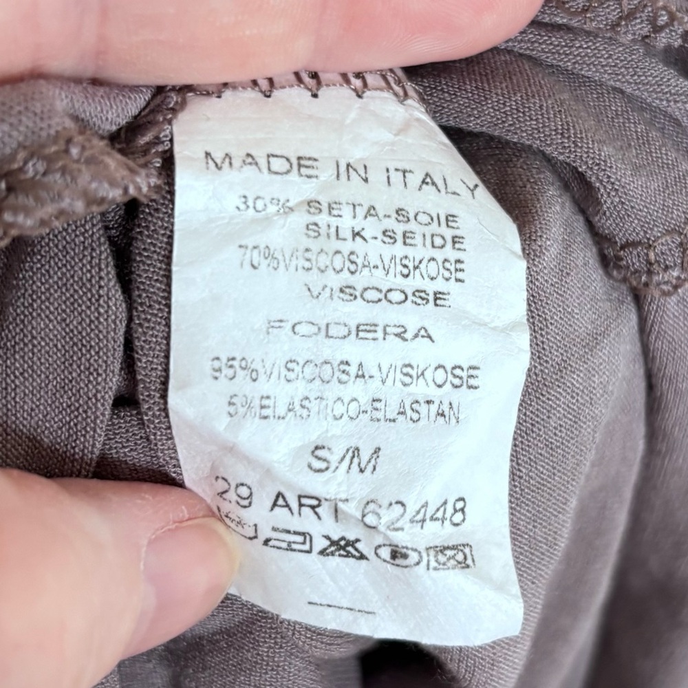 Tempo Paris Made In Italy Sheer Boho Top - Picture 5 of 7